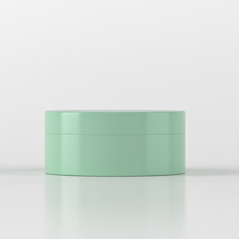 Stock Available pink Green Blue Empty 5g Round Cosmetic Plastic Powder Jars Container With Lids