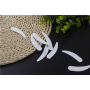 2023 Hot Sale Hangzhou Plastic Cosmetic Spatula With Logo,6cm Moon Shape Curved Spatula,embossed logo Spatula