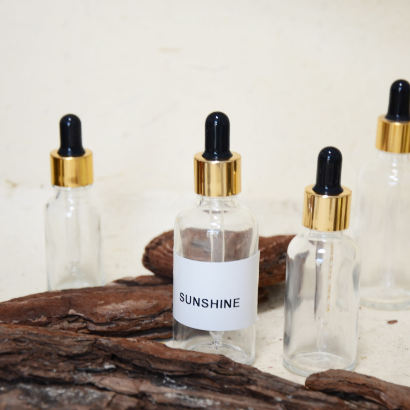 Hangzhou Sunshine Empty 15ml 30ml 50ml Glass Hair Oil Bottle Dropper Packaging for Cosmetics