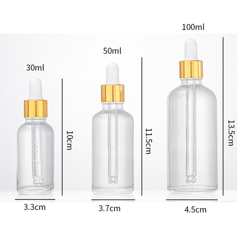 Hangzhou Sunshine Empty 15ml 30ml 50ml Glass Hair Oil Bottle Dropper Packaging for Cosmetics