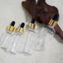Hangzhou Sunshine Empty 15ml 30ml 50ml Glass Hair Oil Bottle Dropper Packaging for Cosmetics