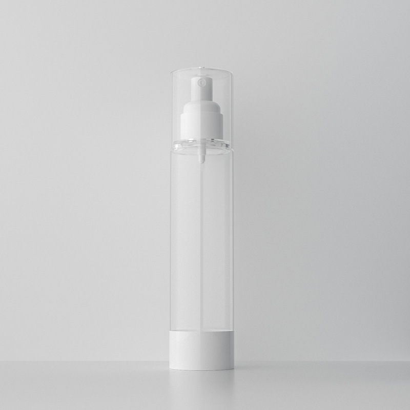 Luxury White Cosmetic Customizable Airless Refillable Pump Lotion Bottle for Cosmetic
