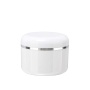Wholesale Cream Packaging Jar 100g White Plastic PP Cream Jar Night Cream Jar Skin Care Recyclable with Screw Top Cap
