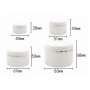 Wholesale Cream Packaging Jar 100g White Plastic PP Cream Jar Night Cream Jar Skin Care Recyclable with Screw Top Cap