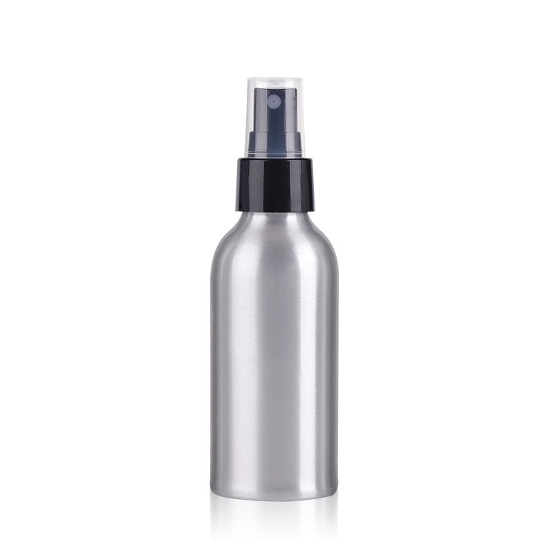 Specially Packaged 50ml & 100ml Aluminum Cosmetic Bottle for Shampoo & Perfume Recyclable Skin Care Pump Sprayer