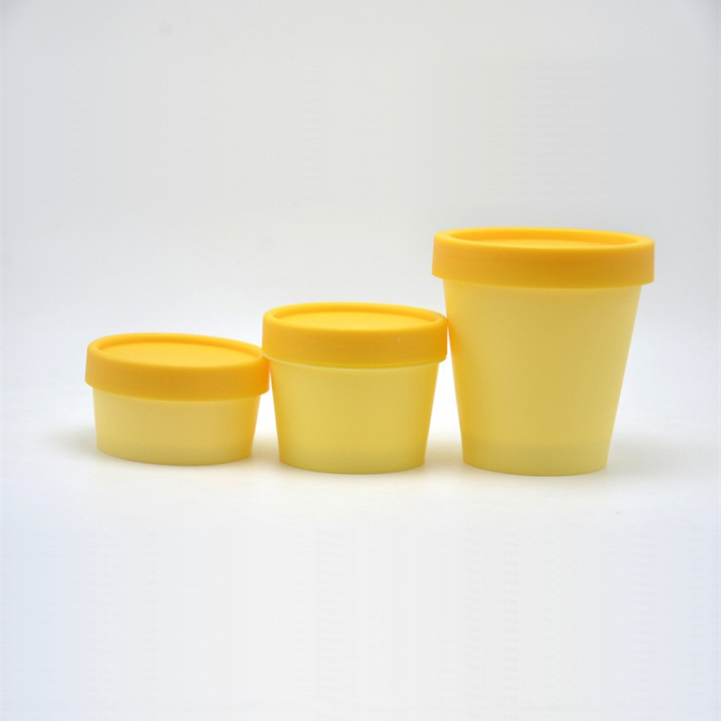 Manufacturer's 200ml White Plastic PET Round Body Face Cream Jar Recyclable Cosmetic Cream Jars