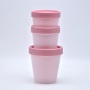 Manufacturer's 200ml White Plastic PET Round Body Face Cream Jar Recyclable Cosmetic Cream Jars