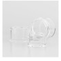 150g PETG Clear Plastic Cream Jar with Black Lid Thick Wall 4oz Round Cosmetic Skincare Packaging Jars for Skin Care