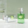 200ml 300ml for Clear Plastic Bamboo Pump Press Lotion Bottle Empty Shampoo Bottle with Pet for Skin Care Serum