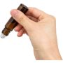 10ml Roller Bottles 24Pack Amber Thick Glass Essential Oil Roller Bottles Stainless Steel Roller Ball with 2 Droppers
