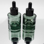 High-end Cosmetic Packaging Set 50g 30ml 50ml 100ml 120ml Flat Shoulder Glass Lotion Pump Serum Dropper Bottles Cream Jars