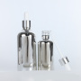 Luxury 5ml10ml15ml20ml30ml50ml100ml Silver Cosmetic Essential Oil Dropper Glass Bottle