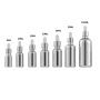 Luxury 5ml10ml15ml20ml30ml50ml100ml Silver Cosmetic Essential Oil Dropper Glass Bottle
