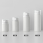 30ML 50ML 100ML 120ML Lotion Bottle With Pump Round Body Airless  Container with clear Cap in Stock