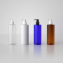 Yuyao 16oz Large Lotion Bottle 500ml Cosmetic Amber Pump Bottle Packaging Container Plastic Serum Pump Bottle