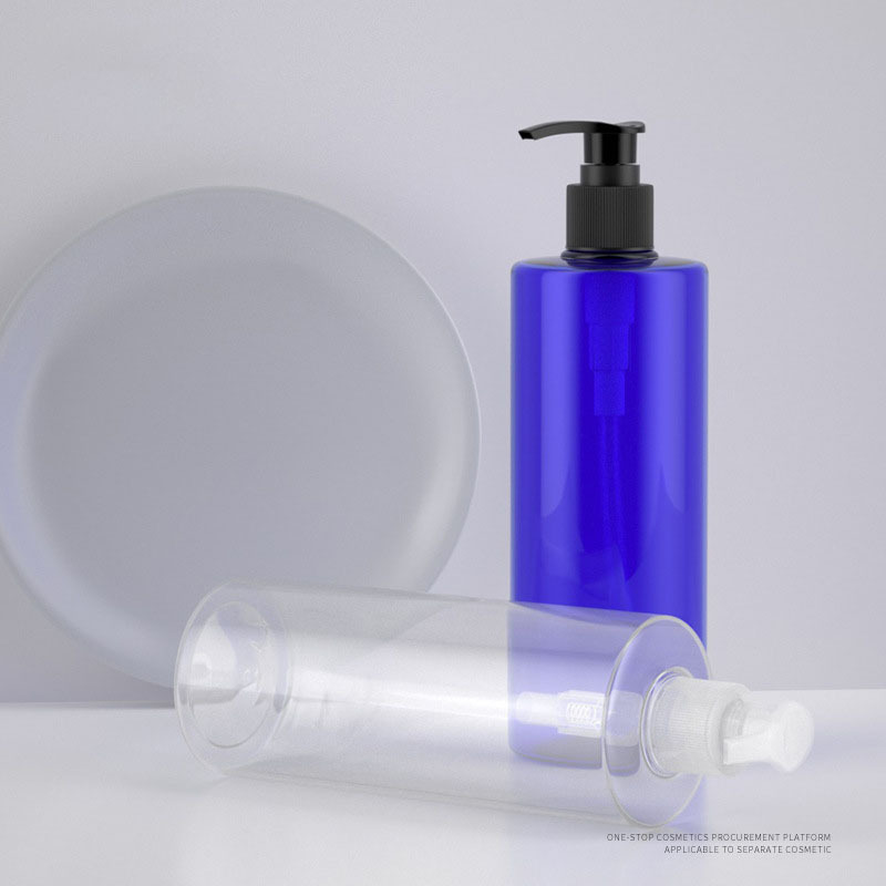 Yuyao 16oz Large Lotion Bottle 500ml Cosmetic Amber Pump Bottle Packaging Container Plastic Serum Pump Bottle