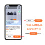 30g 50g Luxury Acrylic Airless Cream Jar with Gold Silver Pump for Skin Care Serum
