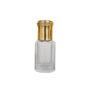 High End 3ml 6ml 12ml Empty Essential Oil Roll on Glass Vial  Bottle with Gold Lids