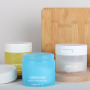 Custom Color PP Plastic Empty Jars Container with Flip Lid for Beauty Cotton Pads and Skincare Products