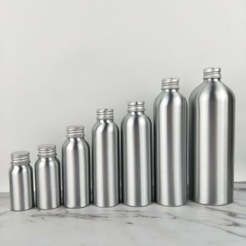 30ml Empty Aluminum Bottle Silver Aluminum Cosmetic Bottle 30ml Beverage Beer Aluminum Bottle for Gifts