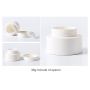 Large and Small White Round Shape PP Plastic Cosmetic Makeup Face Cream Jar