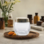 Best Cosmetic Skin Care Face Whitening Cream Big Glass Jar with Plastic Cap