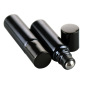 Empty Electroplate Gold Bottles Essential Oils 5ml Roller Bottles for Oils Round Luxury Sample Roll on Bottle