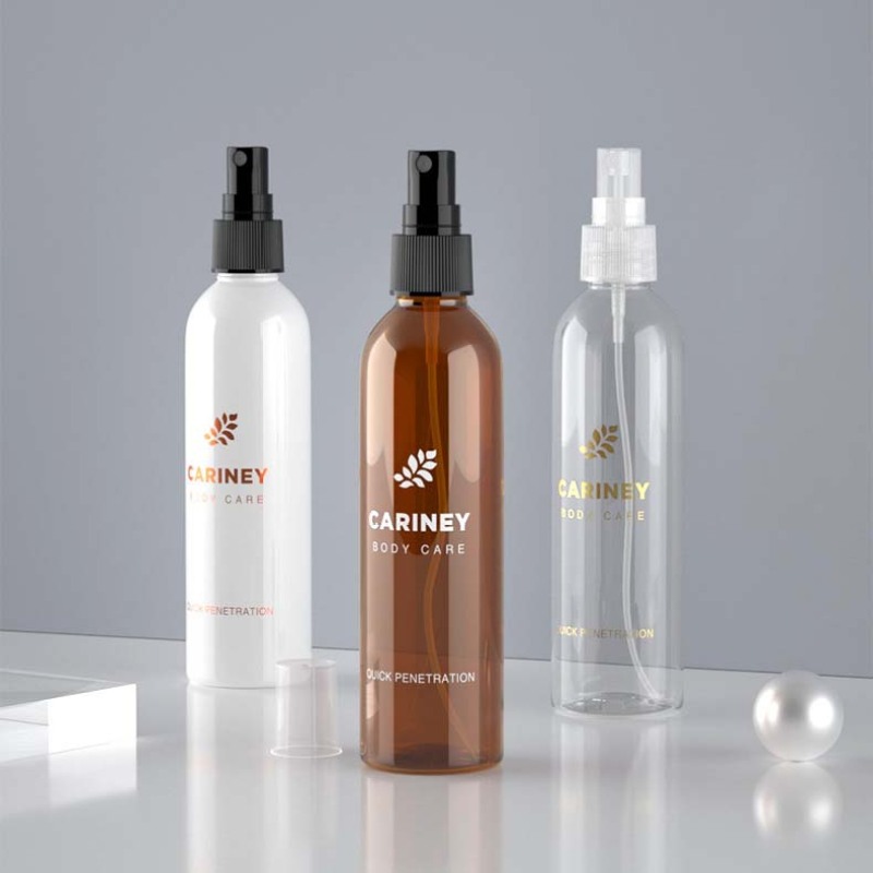 White Red & Amber for Clear 250ml/200ml/150ml Plastic Mist Spray Pump Bottle Multipurpose Squeeze for Skin Care Packaging Stock