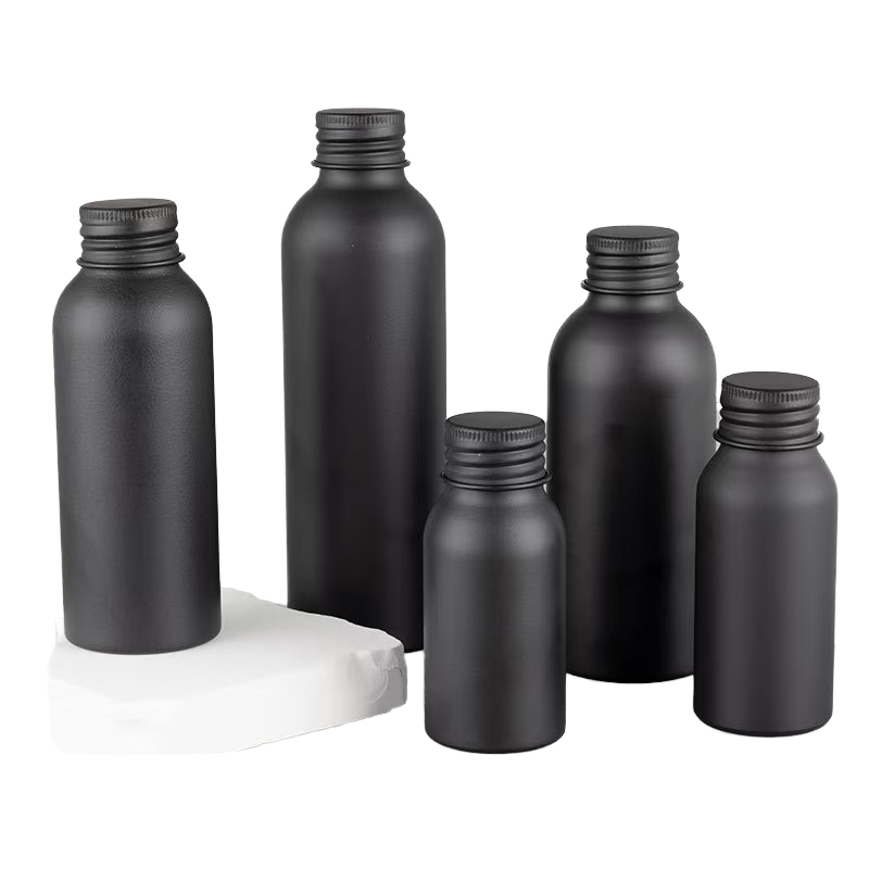 Industrial Custom 40ml-200ml Aluminum Cosmetic Bottles Private Label Large Size Containers for Brands