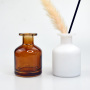 Empty Diffuser Packaging Matte Black 150ml 250ml Amber Fragrance Oil Bottle Glass Bottles for Fragrance