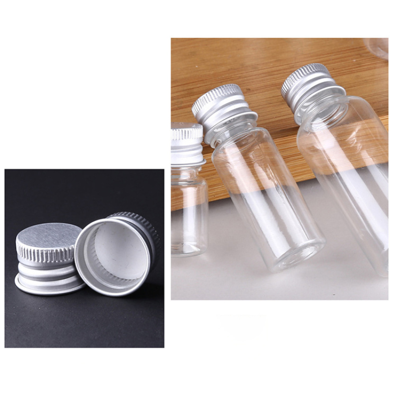 Wholesale Small Mouth PET Plastic Bottles with Aluminum Screw Lids Transparent for Shampoo and Lotion