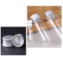 Wholesale Small Mouth PET Plastic Bottles with Aluminum Screw Lids Transparent for Shampoo and Lotion