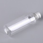 Wholesale Small Mouth PET Plastic Bottles with Aluminum Screw Lids Transparent for Shampoo and Lotion