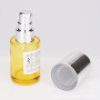 30ml Press the Emulsion Bottle Skin Care Cream in clear Yellow and Green with Silver Pump Cap