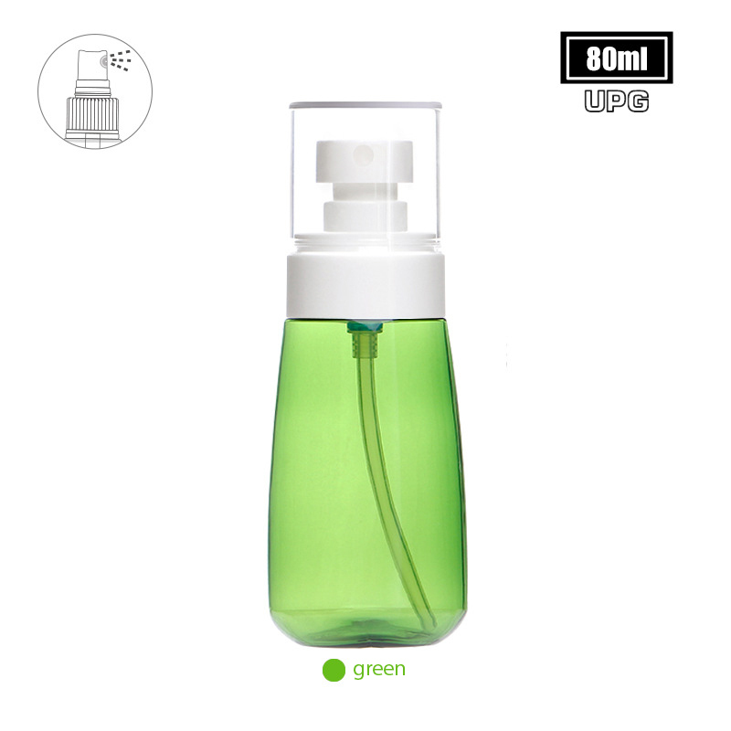 80ml Plastic Container with Pump Sprayer Cosmetic Packaging for Skin Care Serum