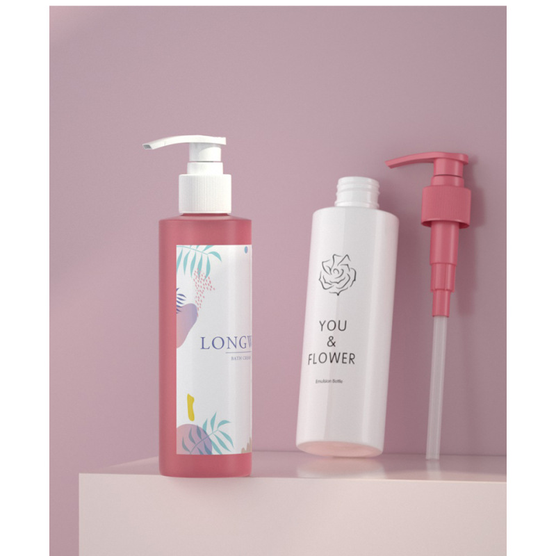 200ml for Clear PET Plastic Lotion Bottle with Pump Sprayer for Cosmetic Skincare Serum and Shampoo Skincare Container Bottles