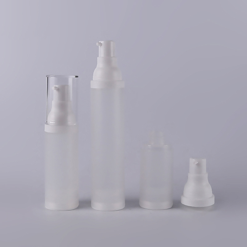 Customization Plastic Travel Refillable Bottles Sets Cosmetic Bottle Set for Travel With Pump Sprayer in 15ml 30ml 50ml