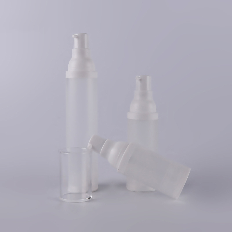 Customization Plastic Travel Refillable Bottles Sets Cosmetic Bottle Set for Travel With Pump Sprayer in 15ml 30ml 50ml