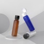 60ml Amber Blue White Clear PET Plastic Skincare Packaging Travel Toner Bottle with Low MOQ in Stocks