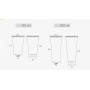 Matte Black 150G/200G Squeeze Cosmetic Empty Plastic Tubes with Screw Cap for Eye Cream Lotion Hand Cream Packaging Gift Idea