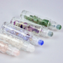 Empty Essential Oil 10 ml clear Glass Roll on Perfume Bottles With Colorful Gemstone