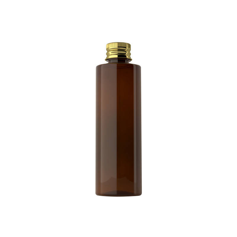 Yuyao Round Empty Skincare Cosmetics Packaging Bottles with Aluminum Cap Custom 8 oz Plastic Lotion Bottle