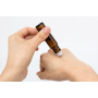 12 Pack 10ml Amber Blue clear Thick Glass Roller Bottles for Oils with Stainless Steel Roller Balls