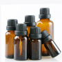 Glass Essential Oil Bottle 10ml Amber Dropper Bottle Bulk Round Skincare Serum Dropper Bottle