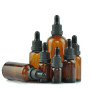 Glass Essential Oil Bottle 10ml Amber Dropper Bottle Bulk Round Skincare Serum Dropper Bottle