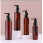 Empty Amber 100ml 120ml 150ml  Lotion Bottle Luxury Cosmetic Lotion Pump Bottle Packaging Cosmetic 200ml Plastic Bottles
