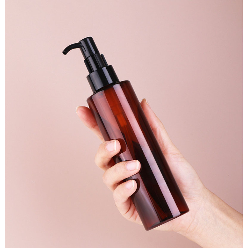 Empty Amber 100ml 120ml 150ml  Lotion Bottle Luxury Cosmetic Lotion Pump Bottle Packaging Cosmetic 200ml Plastic Bottles