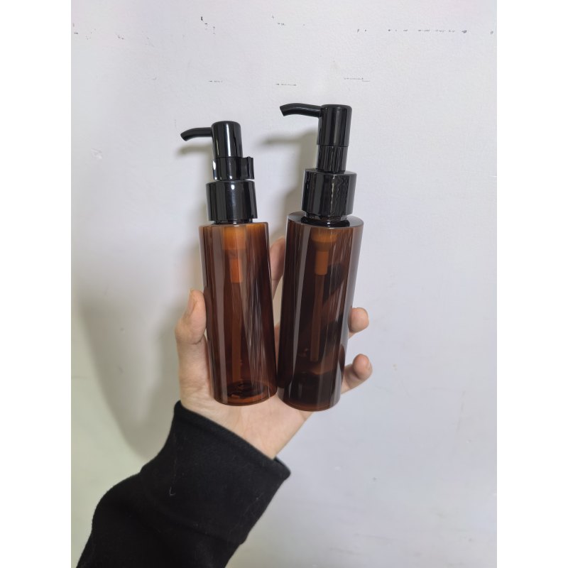Empty Amber 100ml 120ml 150ml  Lotion Bottle Luxury Cosmetic Lotion Pump Bottle Packaging Cosmetic 200ml Plastic Bottles