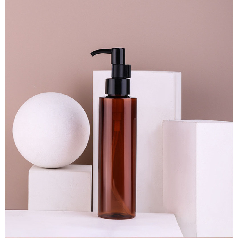 Empty Amber 100ml 120ml 150ml  Lotion Bottle Luxury Cosmetic Lotion Pump Bottle Packaging Cosmetic 200ml Plastic Bottles
