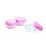 Pink Lid Cheap Price Empty Plastic Mini Cosmetic 3g 5g 10 g Small Plastic Jar